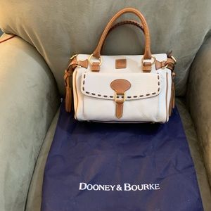 Beautiful white leather bag